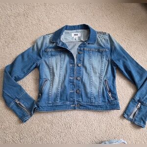 Paige denim jacket Y2k Distress